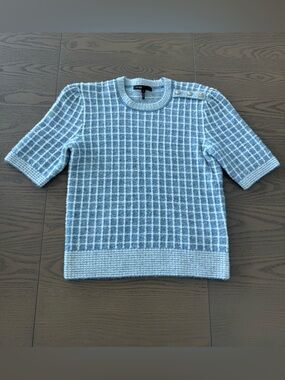 Maje Checked Jumper